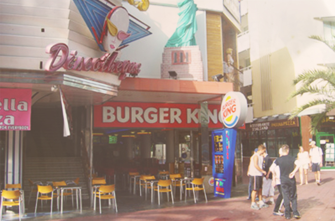 Burger King auf der Discostraße